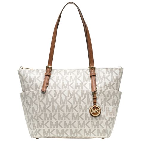 michael kors white tote bag|michael kors tote bag sale.